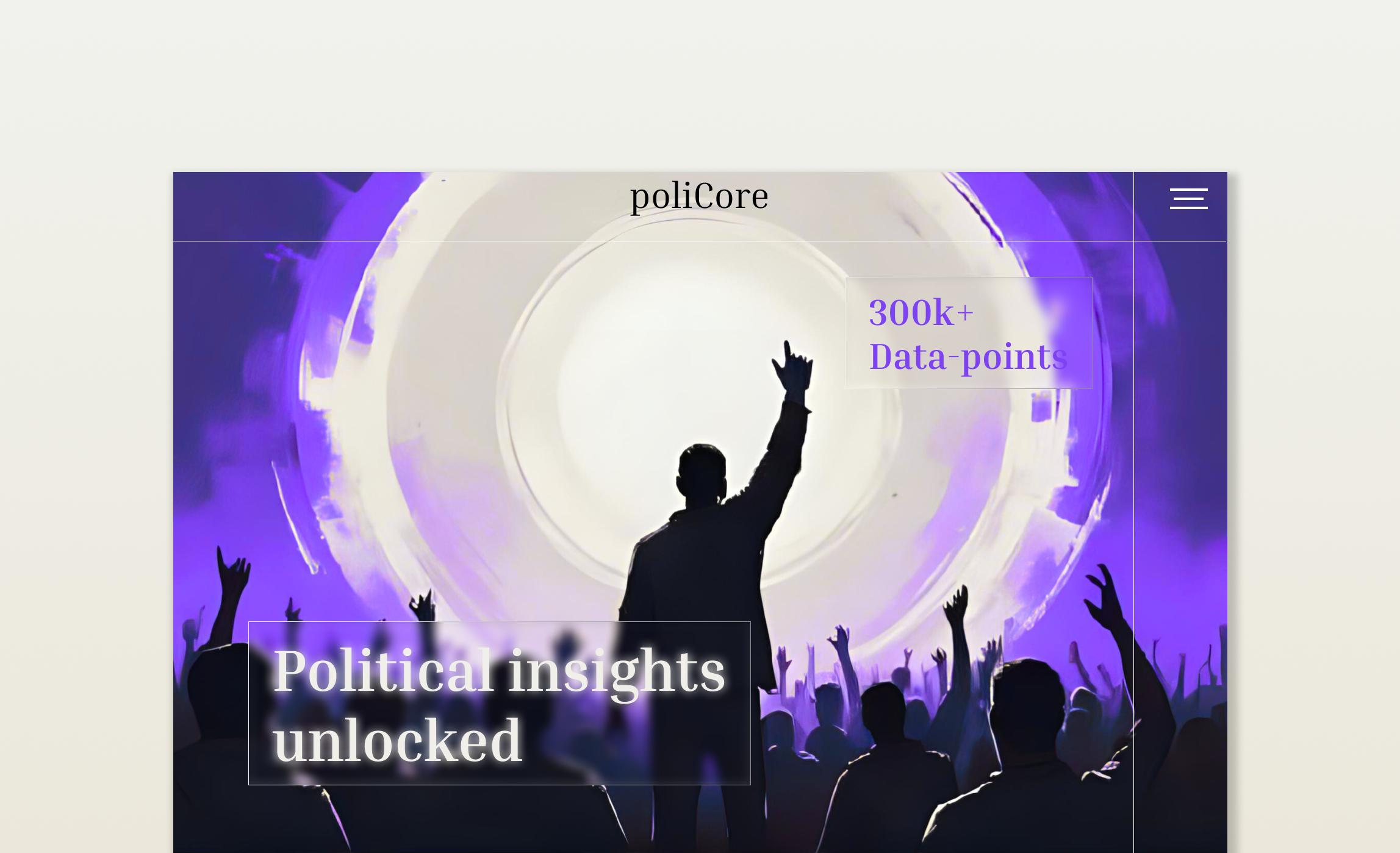 poliCore - Political insights unlocked